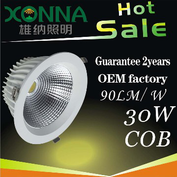 0-100% dimmable downlights with CE and Rohs