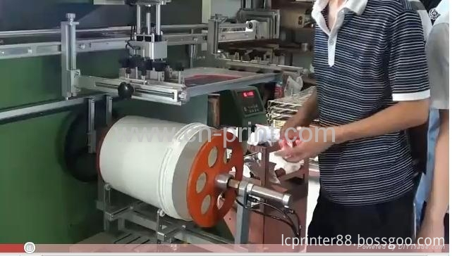 Large Container Screen Printing Machine For Bottles