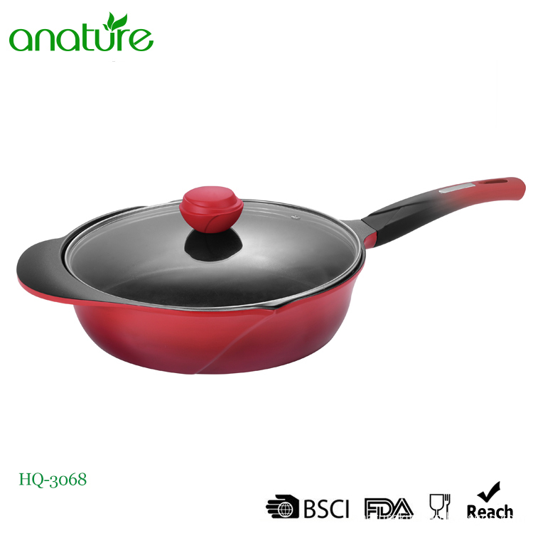 Gradual Changed Painting Die Cast Cookware Set