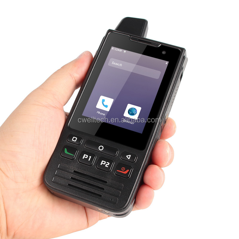2.8 inch touch screen Android 9.0 NFC IP68 Waterproof 4G GSM Zello Radio POC Radio with SOS Button