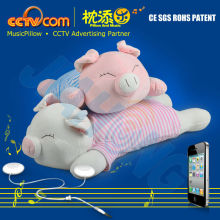 2013 New Year Gift Articles! Plush toys speaker- Smile piggie CE SGS ROHS