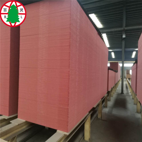 ทำให้เกิดการระงับ MDF / flame-retardant fireproof MDF สีชมพู