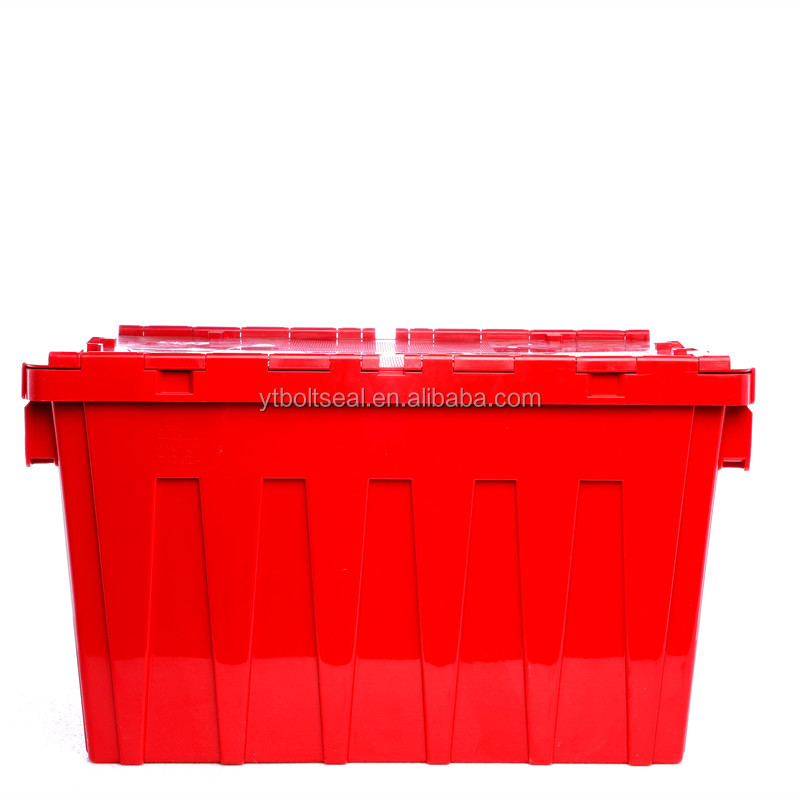 Moving containers tote box logistic stackable plastic tote box