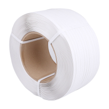 Yellow and White PP Plastic Packing Strapping Bands