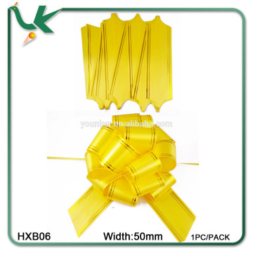 Hot Sale 2 inch Gold Edge Gift Pull Bows