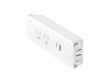 clip on power strip with USB charger