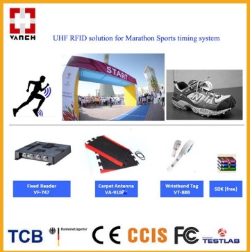 RFID sport timing system for marathon/go kart race