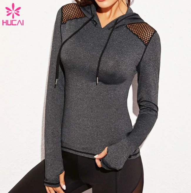 Breathable Mesh Hood Longsleeve Shirts