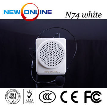 hotsale waistband amplifier, microphone,audio amplifier, megaphone N74 White