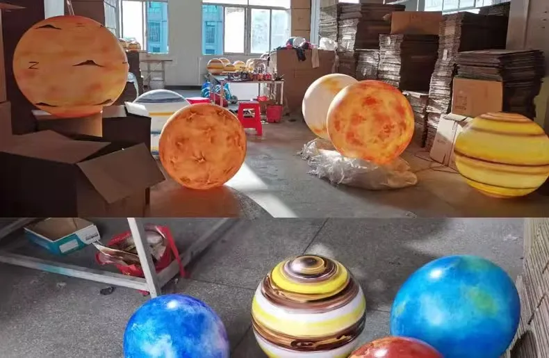 Galaxy Pendant Light with LED Atmosphere for Planetary Ambiance