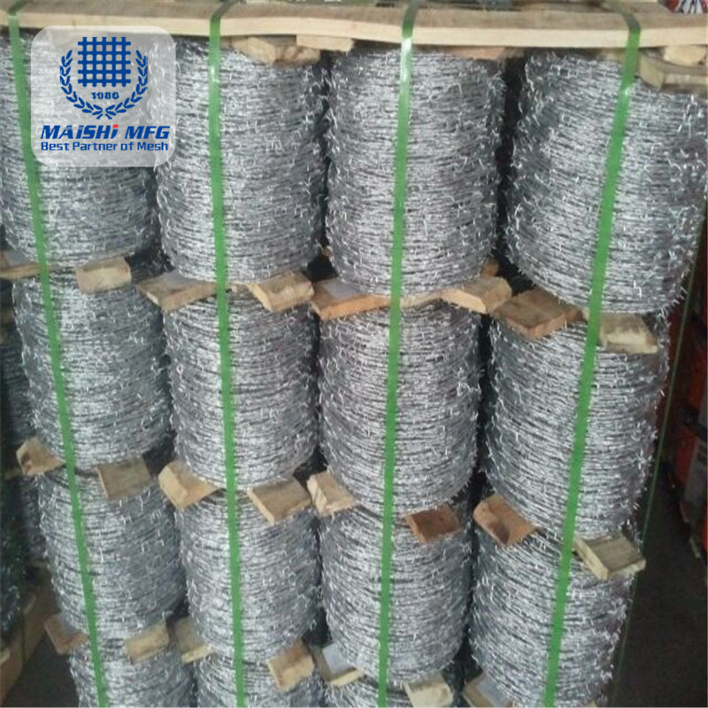 Galvanized Brab Wire Fence