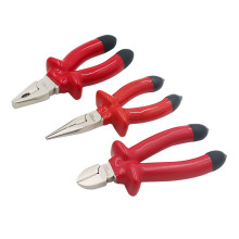 1000V Long Nose Needle Diagonal Cutting Combination Pliers - Insulating Pliers for Electricians