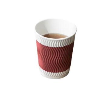 8oz Disposable Ripple Wall Paper Cups