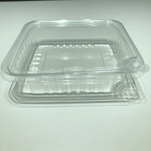 Clear PET Plastic Tamper Evident Square Containers - 8oz to 64oz