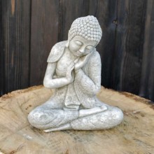 Dharma Objects Napping Buddha Thai Good Luck Asian Art Decor Statue