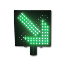 Red Cross Green Arrow Toll Station Traffic Light