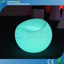 Apple Shape Plastic Waterproof Bar Chair Light up Bar Stool