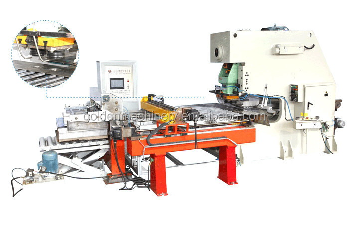 Automatic CNC Tinplate Sheet Feeding Metal Puncher dies/Punch Press for twist off CKO SKO cap making machine line