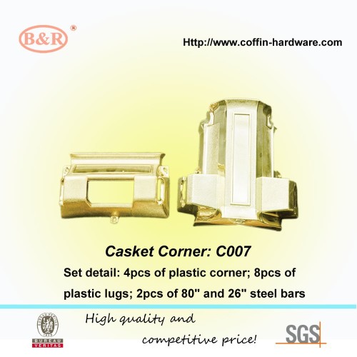 Crap casket corner, casket handle C007