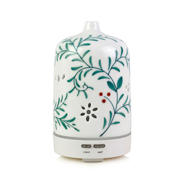 Porcelain White Portable Aromatherapy Essential Oil Diffuser