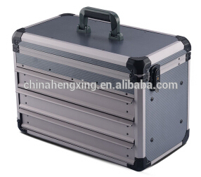 HX-BL76 Professional hardware aluminum tool case with Sturdy Aluminum Frame