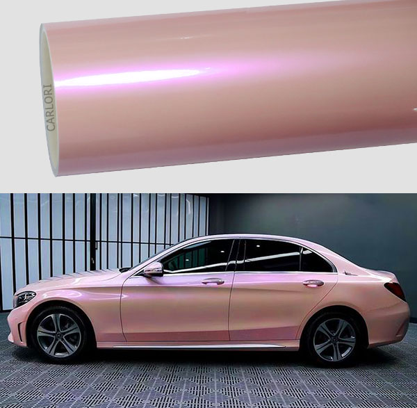 Chameleon Gloss Pink Car Wrap