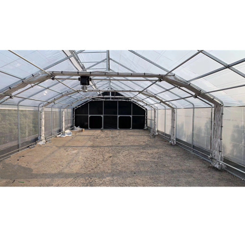 Hot Galvanized Steel Black out Curtain Greenhouse
