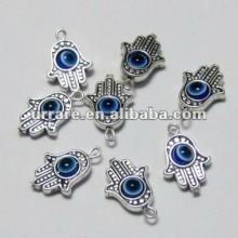 Hamsa Hand EVIL EYE Kabbalah Good Luck Charm Pendant