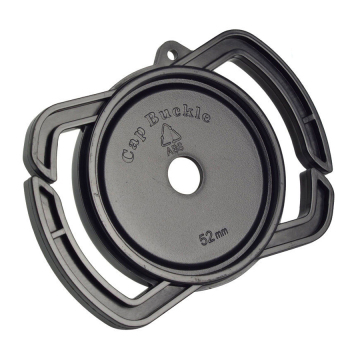 Universal 43mm/52mm/55mm Lens Cap with Anti-Losing Camera Buckle and Lens Cap Holder