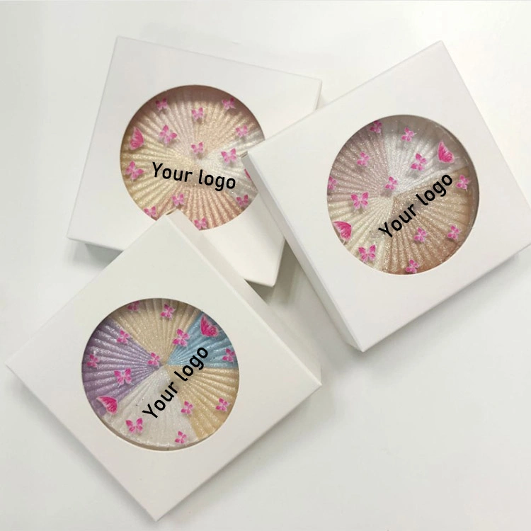 Wholesale OEM 5 Colors Shimmer Highlighter Palette Bronzer Face Cosmetics Highlighter Makeup