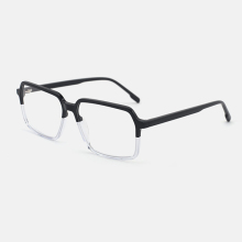 Rectangle Acetate Men's Optical Frames 24A3259
