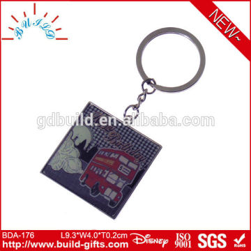 new arrival Custom Metal spinning key chain logo