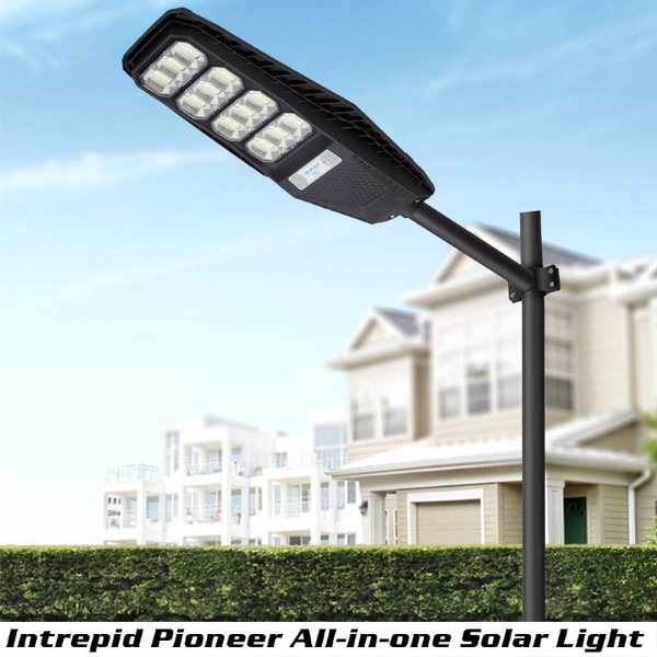 All in One Outdoor Garden LED Integrated Solar Street Light Motion Sensor IP65 Integrate All in One Garden Outdoor Solar LED Street Light 100W 200W 300W