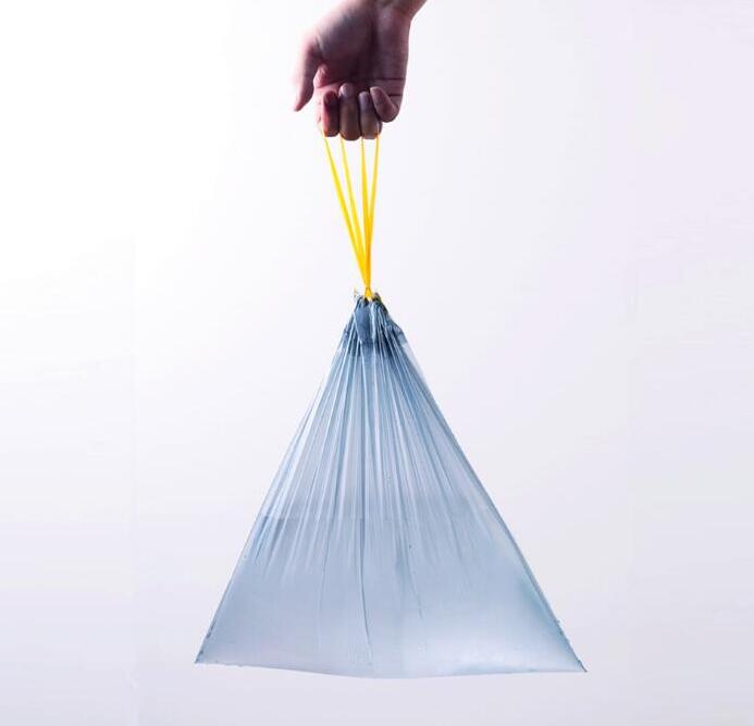 Plastic Drawstring Trash Bags