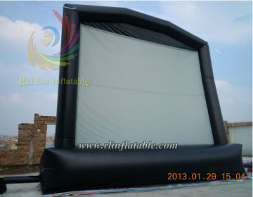 W759 Ruilin inflatable movie screen/inflatable projector screens/inflatable outdoor movie screen