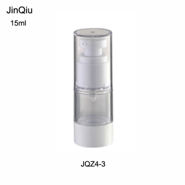 Silver white or black airless bottle