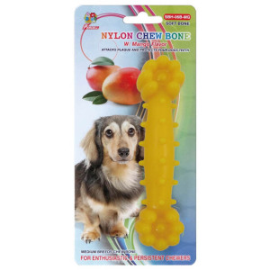 Percell 6 &quot;Nylon Dog Chew Bone Mango Duft