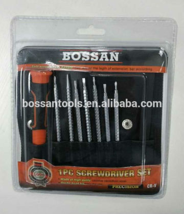 8 pcs watch repair screwdriver set