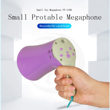Hot Selling 10w Rechargeable Battery Siren mini Megaphone