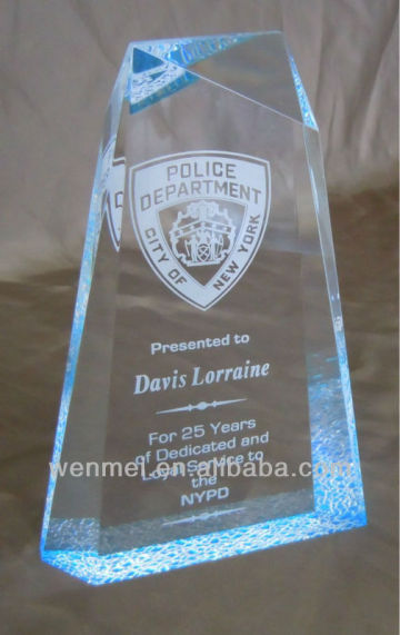 Cheap Engraved Acrylic awards/medal/trophy