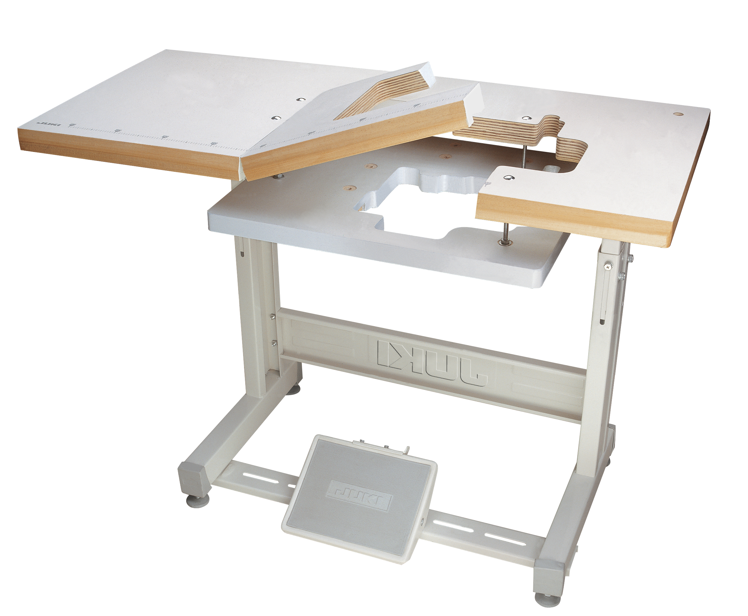 Custom-made working stand and tables for sewing machine