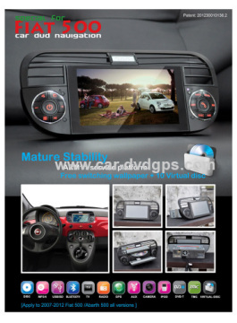 Fiat 500 Car Digital Cd Player Tv Video Mp3 Mp4 Player?