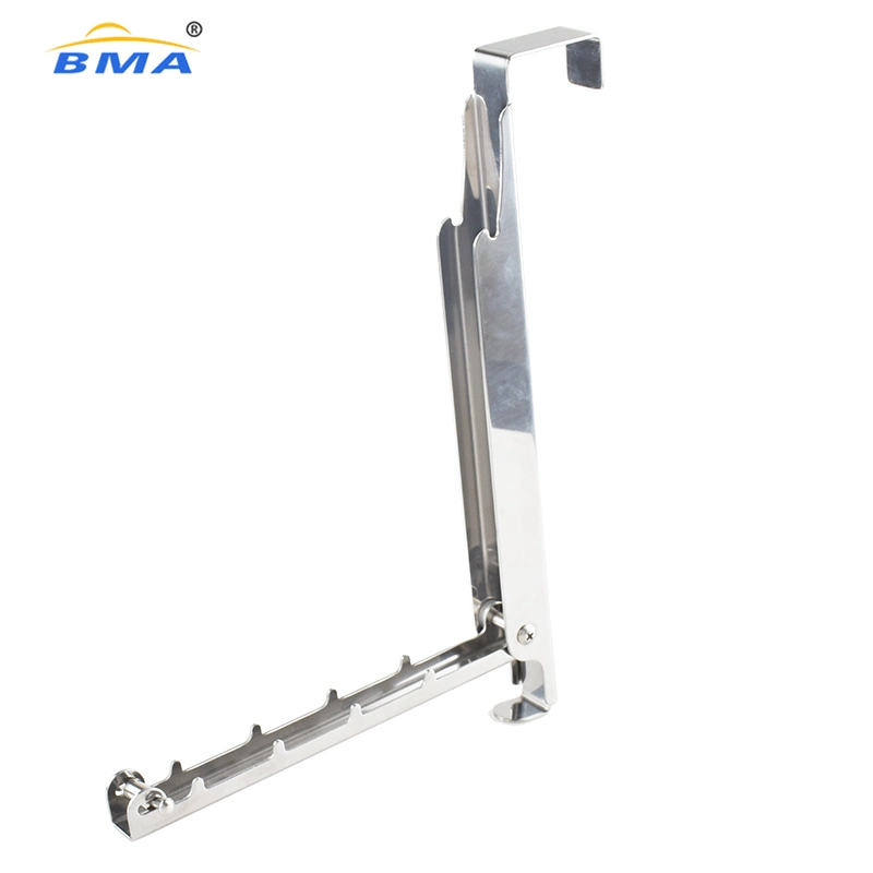 Bma Stainless Steel Adjustable Folding Over The Door Hook Door Hanger Hooks