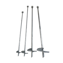 Anclaje a tierra helicoidal con tornillo sin llave