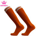 Chaussettes de rugby orange longues colorées