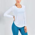 Dames met lange mouwen paardensportlaag Laag Hoge stretch tops