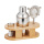 Estante de madeira Cocktail Shaker Gift Set