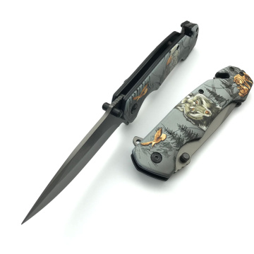 Spring Lloaded Tactical Folding Pocket Knife