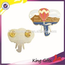 2016 Balloon regatta silver metal hard enamel lapel pin .