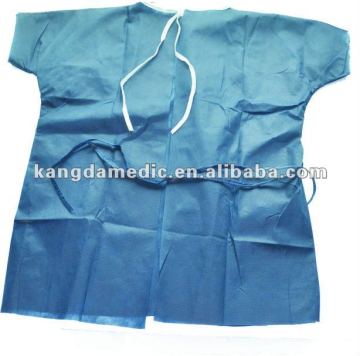 Disposable nonwoven isolation gowns